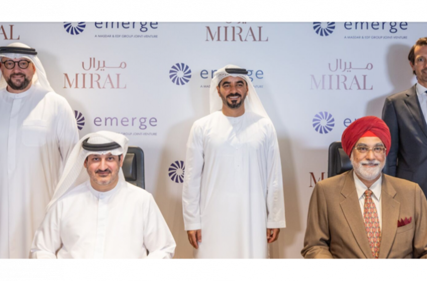  Emerge and Miral sign pact to deliver clean energy to Seaworld Abu Dhabi