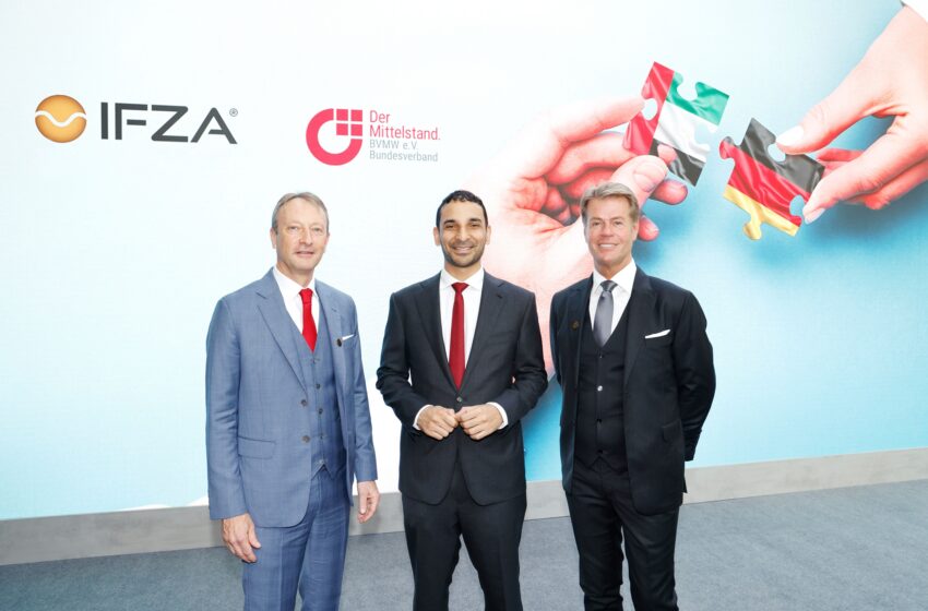  His Excellency Ahmed Alattar joined IFZA leadership and German business leaders to highlight the importance of bi-lateral trade relations between the two countries at BVMW’s annual Zukunftstag conference