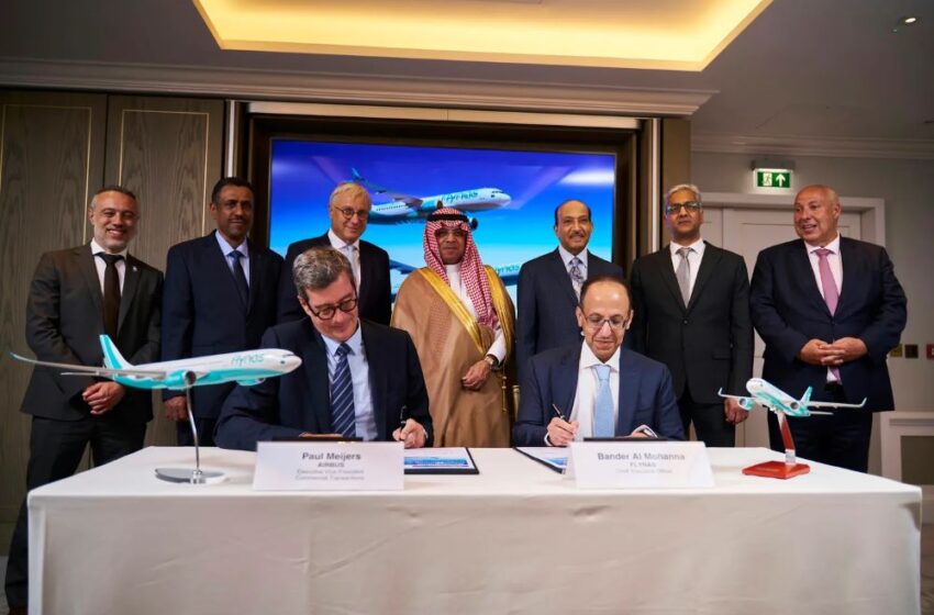  Saudi’s flynas Signs MoU with Airbus for 90 Aircraft