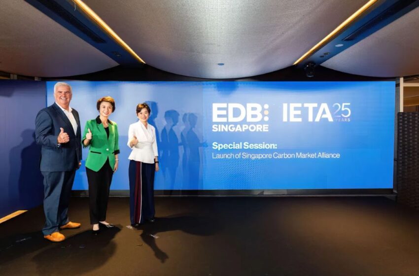  Singapore’s EDB and IETA Launch Singapore Carbon Market Alliance