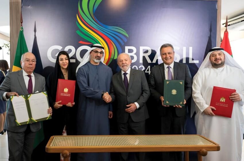  UAE Signs MOU with Brazil to Boost Bilateral Trade