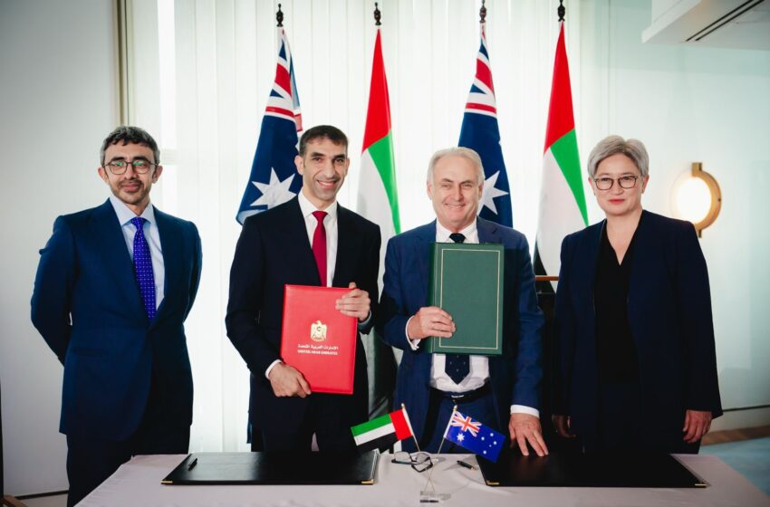  UAE Sign Trade Agreement with Australia 