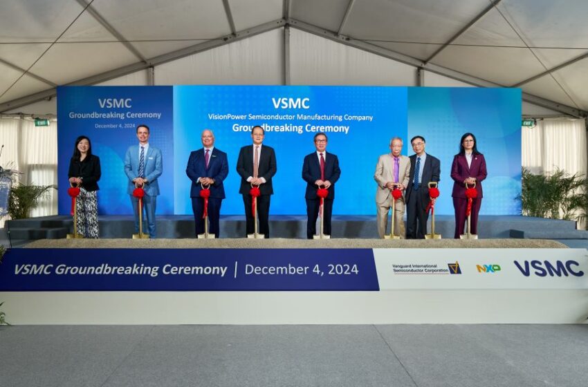  VSMC and NXP Launch Works on Wafer Production Unit in Singapore