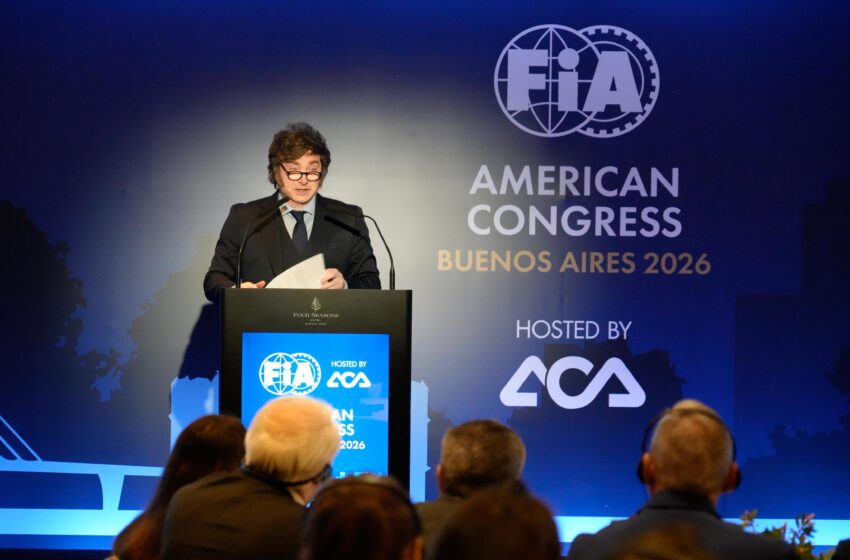 Argentinian President Javier Milei and FIA President Mohammed Ben Sulayem open FIA American Congress in Buenos Aires